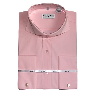 Pink cutaway collar shirt - Mens suits, Mens dress shirts, Mens neck ties  and bow ties and accessories, Mens wear, Mens tuxedo